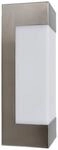 Lindby Edelstahl Wandlampe aussen, Wandleuchte au&szlig;en spritzwassergesch&uuml;tzt IP44 1x