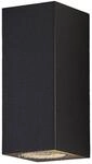 Lucande Wandleuchte au&szlig;en Lavina (Modern) in Alu aus Aluminium (2 flammig, GU10) -