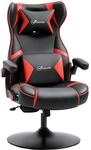 Vinsetto Gaming Stuhl ergonomischer Gamer Stuhl mit Kopfst&uuml;tze und Lendenkissen