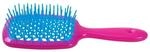J&auml;neke Superbrush B&uuml;rste Fuxia Fuchsia mit t&uuml;rkis-blau Igel - 55 gr.