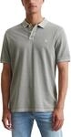 Marc O'Polo Herren Kurzarm-Poloshirt aus Bio-Baumwolle Regular Fit, Grau (Griffin),