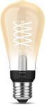 Philips Hue White Filament E27 Kleine Edison Lampe, 7.2W, dimmbar, warmwei&szlig;es Licht,