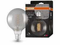 OSRAM Lamps 1906 LED-Lampe mit Smoke-Tönung, 7,8W, 360lm, Kugel-Form mit 125mm