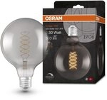 OSRAM Lamps 1906 LED-Lampe mit Smoke-T&ouml;nung, 7,8W, 360lm, Kugel-Form mit 125mm