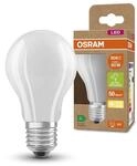Osram LED Stromsparlampe, Matte Birne aus Glas mit E27 Sockel, Warmwei&szlig; (3000K), 4