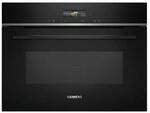 Siemens CE732GXB1 iQ700 Einbau-Mikrowelle, 60 x 45 cm, Schwarz, cookControl10 -
