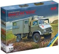 ICM ICM35136 1:35-Unimog S 404 w/Box Body, Bundeswehr LKW Ma&szlig;stab Modellbausatz