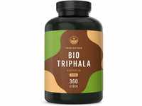 Bio Triphala - 360 Kapseln - 2.000mg Hochdosiert (500mg pro Kapsel) - Premium