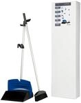Vermop Ergonomische Kehrgarnitur, Pp, Alu, Anthrazit, Blau, 28 x 112 cm, 1089001
