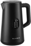 KLAMER Wasserkocher mit Temperatureinstellung 40-100 Grad, 1,5 L Edelstahl | 5
