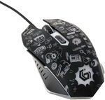 Gembird Raton 6 Drucktasten Wired Optical LED Schwarz