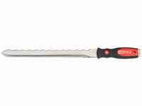 KS Tools Messersäge 280 mm aus Glaswolle, feine und breite Zähne, Griff aus 2