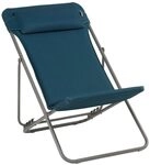 Lafuma MOBILIER - Gepolsterter Klapp-Liegestuhl mit Kopfkissen - Maxi Transat + -