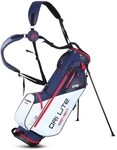 Big Max Dri Lite Seven G Standbag - 2024 Golf Tragebag (White-Navy-red)