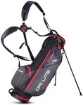 Big Max Dri Lite Seven G Standbag - 2024 Golf Tragebag (Black-red)