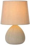 LUCIDE RAMZI - Tischlampe - &Oslash; 18 cm - 1xE14 - Beige