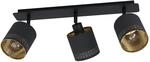 EGLO Deckenlampe Esteperra, 3 flammige Deckenleuchte Vintage, Retro, Deckenstrahler