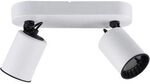 Trio Leuchten Strahler Pago 803500231, Metall Wei&szlig; matt/Schwarz, exkl. 2x GU10