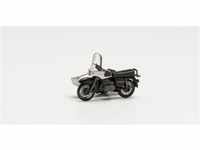 herpa 053433-006 Motorrad Zweirad MZ 250 mit Beiwagen Silber/schwarz in Miniatur zum
