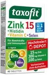 taxofit Zink 15 + Histidin + Vitamin C + Selen, 40 Tabletten