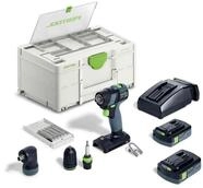 Festool &ndash; Akku-Bohrschrauber TXS 18 C 3,0-Set mit Akkupacks +...