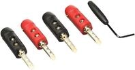 AudioQuest Banana SureGrip-BFA Silber 4-er Pack