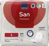 Abena San Premium Nr. 3 - Inkontinenzeinlagen bei Blasenschw&auml;che und Harndrang
