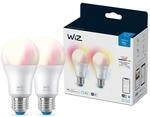WiZ Tunable White and Color LED Lampen E27 2-er Pack (806 lm), 60 W Lampen mit...