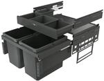 NABER Cox&reg; Base 360 S/600-2 mit Base-Board Abfallsammler/Anthrazit / 2x 22 L