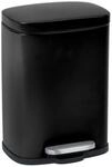 WENKO Kosmetikeimer Mod. Leno Easy Close, 5 Liter, Treteimer mit Deckel und