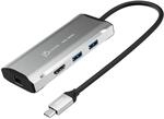 j5create USB C Hub - 4K 60Hz HDMI, 2 USB-A 10Gbps, USB-C 10Gbps mit PD 100W,