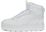 PUMA Damen Karmen Rebelle Mid Sneaker, Wei&szlig; Wei&szlig;, Gr&ouml;&szlig;e 40