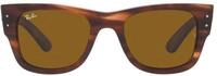 Ray-Ban RB 0840S Striped Havana/Brown 51/21/145 Unisex Sonnenbrille