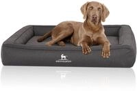 Knuffelwuff Orthop&auml;disches Hundebett aus Velours mit Handwebcharakter Yukon...