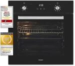 Exquisit Einbaubackofen EBE76-9-H-020 schwarz | Touch | Timer | Grill | 60cm