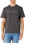 Marc O'Polo Herren T-Shirt aus Bio-Baumwolle mit Rundhalsausschnitt, Grau (Grau), XS