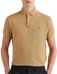 Tommy Hilfiger Herren Poloshirt Kurzarm Core 1985 Regular Fit, Braun (Countryside