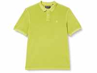 Marc O'Polo Men's 322226653000 Poloshirt, Short Sleeve, Rib Detail, acid green,...
