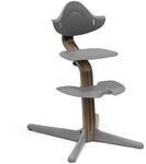 Stokke Nomi Stuhl, Walnuss/Grey - Inspiriert zu aktivem Sitzen - Ohne Werkzeug