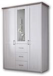 LUCA KOMFORT Eleganter Kleiderschrank im Landhausstil 3-t&uuml;rig - Vielseitiger
