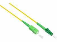 Good Connections OS2 LWL Kabel - Simplex - Stecker LC (APC) an SC (APC) - Singlemode
