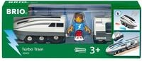 BRIO 36003 Turbo-Zug - Batteriebetriebener Spielzeugzug f&uuml;r Kinder ab 3 Jahren