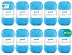 Gr&uuml;ndl Wolle Cotton Fun - Wolle zum H&auml;keln - Strickgarn - H&auml;kelgarn - Pflegeleicht