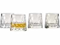 Leafy Old Fashioned Special Design Premium Whiskyglas mit schwerem Boden, 300...