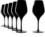 St&ouml;lzle Lausitz Blind Tasting Glas schwarz Exquisit 6er-Set 350 ml &ndash; Elegante