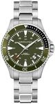 Hamilton Herrenuhr Automatik Khaki Navy Scuba Auto Stahl/Gr&uuml;n H82375161