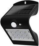LED Solarleuchte f&uuml;r Au&szlig;en 1,5W warmwei&szlig; schwarz LED Solarlampen mit