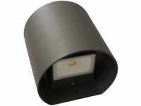 Lutec Dodd AL5004 GR SMD LED-Außenwandleuchte 7.5W Anthrazit