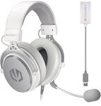 ENDORFY Viro Plus USB Onyx White Gaming Headset 7.1 mit Mikrofon, 53 mm Treiber, USB