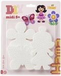 Hama Perlen 4583 Gro&szlig;e Stiftplatten 3er Set f&uuml;r Midi B&uuml;gelperlen mit Durchmesser 5